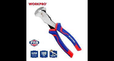 WORKPRO WP231027 Zijkniptang 180 mm – CR-V Staal | Ergonomische Antislip Handgreep