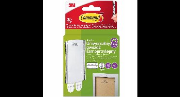 Command 3M Haak voor Grote Lijsten - 3.6kg - Zilver
