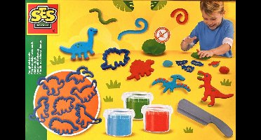 SES Creative klei met tools dinosaurus