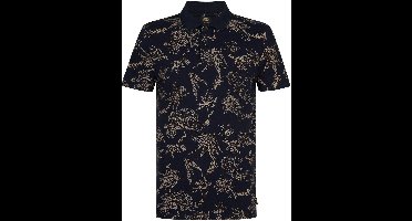 Petrol Industries - Heren Piqué polo Engine - Blauw - Maat M