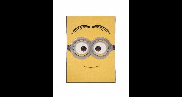 Minions - kindervloerkleed - 80x150 cm - geel - zacht & duurzaam - speelkamervloerkleed