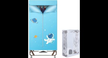 RVV® Elektrisch Droogrek - Droogrek - Droogrek Elektrisch - 170cm Hoog - 1500W - Blauw- 80 cmx 47cm x 170 cm