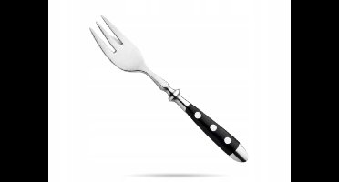 Amefa Country taartvork 15,2 cm - Vintage RVS met zwarte handgreep