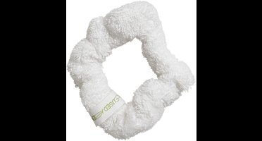 Reused Remade Haarscrunchie - Roze - Upcycle - Hergebruikte badstof - Eco-vriendelijke scrunchie - Unieke hoteltextiel