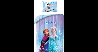 Frozen Dekbedovertrek - 140 x 200 cm - Katoen - 70 x 90 cm