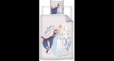 Frozen Dekbedovertrek 140 x 200 cm - katoen - 65 x 65 cm