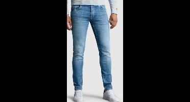 Cast Iron shiftback tapered medium indigo wash - Blauw - Maat 29-34