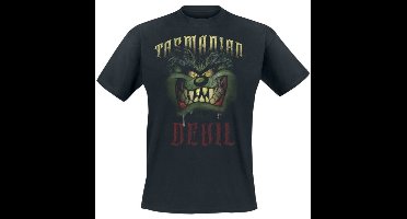 Looney Tunes Tasmanian Devil Heren T-shirt - zwart - M