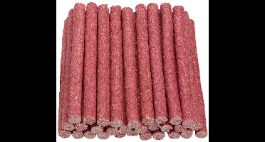 Crunchy Munchy Sticks groot 26 Cm lang 2 cm dik 20 stuks Rood