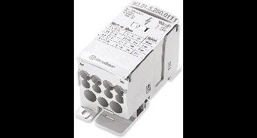 Finder 9D.01.5.250.0111 Verdeler Wit 12-polig 35 mm² 250 A 1000 V/AC, 1500 V/DC Geleidertype: L, N, PE