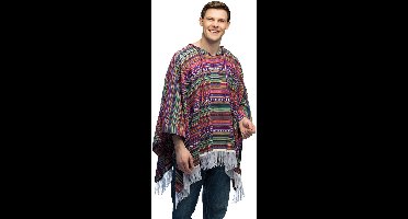 Boland - Poncho Luz - Volwassenen - - Mexico - Mariachi - Carnaval - Themafeest