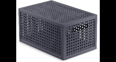 Curver Kaya Opbergmand - 7L - 18,8x30x15,4 cm - Antraciet