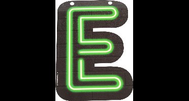 Neon Letter E 24cm