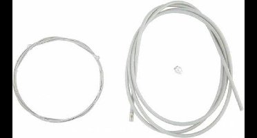 Slurf Remkabels Universeel 225 Cm Rvs/teflon Zilver 2-delig