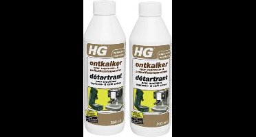 HG ontkalker voor koffiemachines - Duopak - 2 x 500 ML