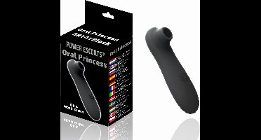 Power Escorts Oral Princess Klitoris Zuiger - BR141 - Zwart