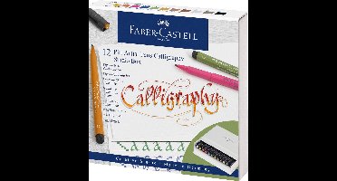 Faber-Castell kalligrafie set - Pitt Artist Pen - Studiobox 12 stuks - FC-167512