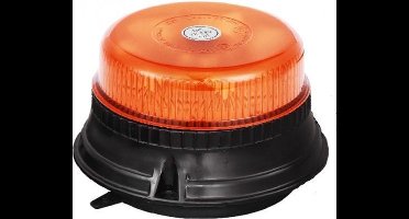 LED Beacon / Dakflitser - 8 LED - R10 / R65 - Oranje - Roterende leds