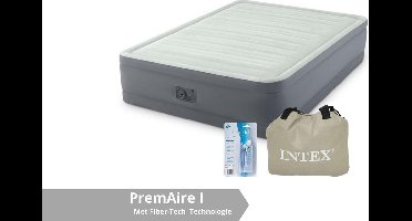 Intex PremAire I Luchtbed - Twijfelaar - 137x191x46 cm