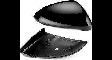 Spiegelkappen geschikt voor Vw Golf 7 7.5 - glanz zwart - 2 stuks - perfecte pasvorm