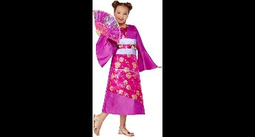 Geisha Jurk Meisje Met Waaier - Maat L