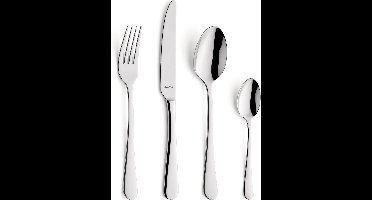 Amefa – Austin – Bestekset – 24-delig – 6 personen – Hoogglans gepolijst – Zilverkleurig – Vaatwasmachinebestendig