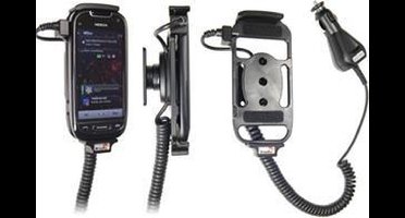 Brodit houder geschikt voor Nokia C7 Actieve houder met 12/24V lader