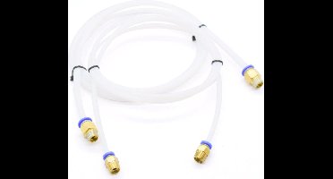 Hiden - PTFE buis - Draad buis - 1 meter - Wit