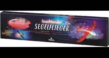 Moses Zweefvliegtuig Met Verlichting Junior 47 Cm Foam Rood