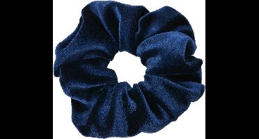 Melady Scrunchie Haarelastiek Blauw Synthetisch Rond