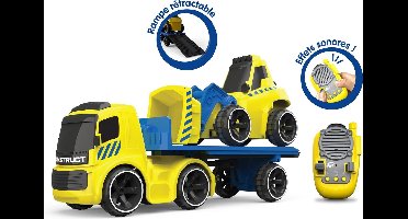 Silverlit - Tooko - Trailer Truck w. Free Wheel Bulldozer (81487)