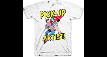 DC Comics Superman Heren Tshirt -S- Pick-Up Artist Wit