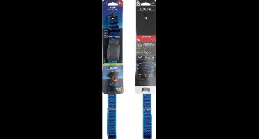 Nite Ize NITEDOG Herlaadbare Led halsband voor een Hond Blauw Extra Large 24" - 28" | 61cm - 71cm