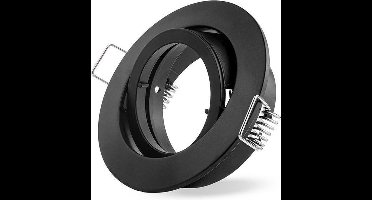 Ledmaxx Inbouwspot rond zwart kantelbaar bajonetsluiting voor GU10 | zaagmaat 68mm | GU10 | Max 1x50W exclusief