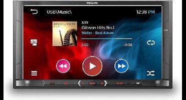 Philips CE600N - Autoradio dubbeldin - Bluetooth - USB - Media - GPS - Navigatie