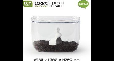 Qualy - Voorraadpot Voedselcontainer Bella Bunny XL