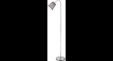Trio Leuchten noukie - Vloerlamp met lampenkap - 1 lichts - H 1400 mm - Grijs