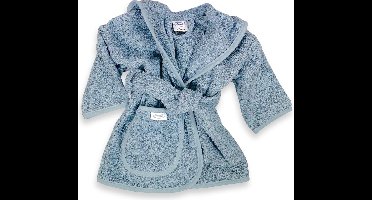 Funnies Badjas Junior Katoen Grijsblauw Maat 50/80