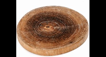 De Teak Root Boho Onderzetter - 4 stuks
