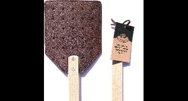 Vliegenmepper-Leer-hout met Ophanglus (Set van 2) - Esschert Desig