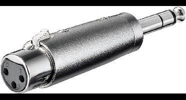 XLR (v) - 6,35mm Jack stereo (m) adapter