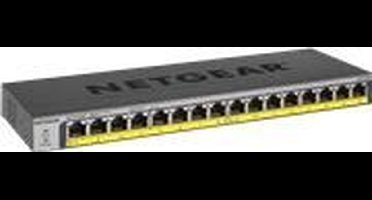NETGEAR GS116PP - Netwerk Switch - Unmanaged - 1 Gbps - PoE Switch - 16 poorten
