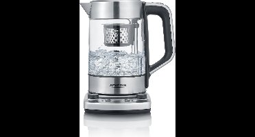 Severin WK 3422 Glazen Waterkoker met Auto-Lift functie voor theezakjes