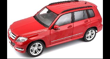 Bburago MERCEDES BENZ GLK-KLASSE 2010 rood schaalmodel 1:32