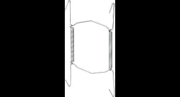 Metaltex - Bordenhanger - 9 tot 18cm