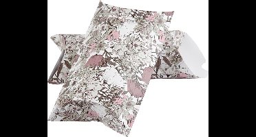Cadeaudoosje, bloemen, afm 18x15x6 cm, 300 gr, bruin, 3 stuk/ 1 doos