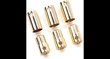 Castle Creations - Bullet stekkers 8.0mm - 3 st. Mannelijk + 3 st. Vrouwelijk