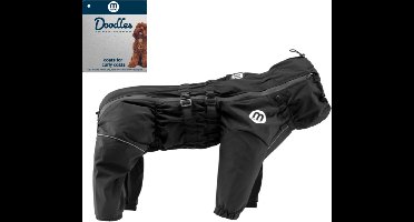 Mikki Doodle Coat Zwart - Hondenjas - Medium