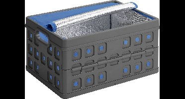 Sunware Square Vouwkrat 32L - Met koeltas - Antraciet