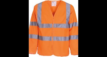 RWS hesje met lange mouwen oranje 3XL